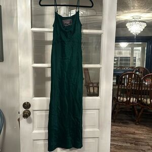 NWOT Anthropologie cowl neck midi slip dress